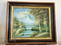 Beautiful original oil painting on canvas with certificate