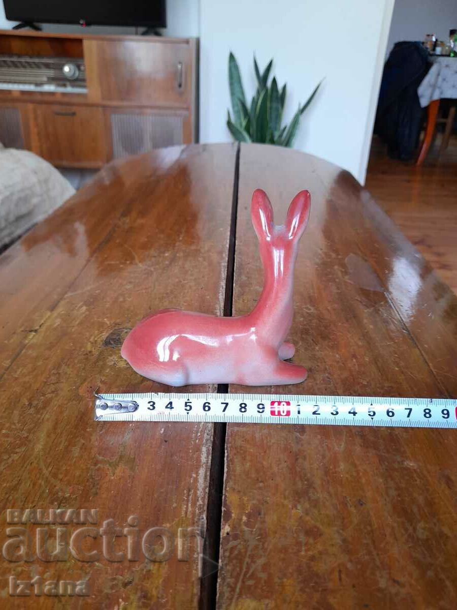 Licitație Figurină veche din porțelan, căprioară