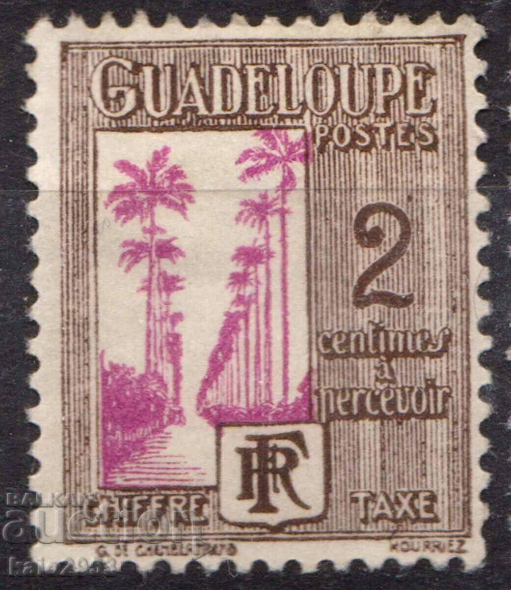 France/Guadeloupe-1928-For Surcharge-palm avenue,MLH