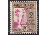 Франция/Guadeloupe-1928-За Доплащане-палмова алея,MLH