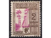 Франция/Guadeloupe-1928-За Доплащане-палмова алея,MLH