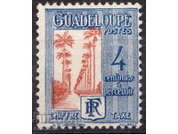 Franța/Guadelupa-1928-Pentru Taxa suplimentară-palm avenue,MLH