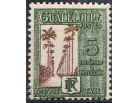 France/Guadeloupe-1928-For Surcharge-palm avenue,MLH