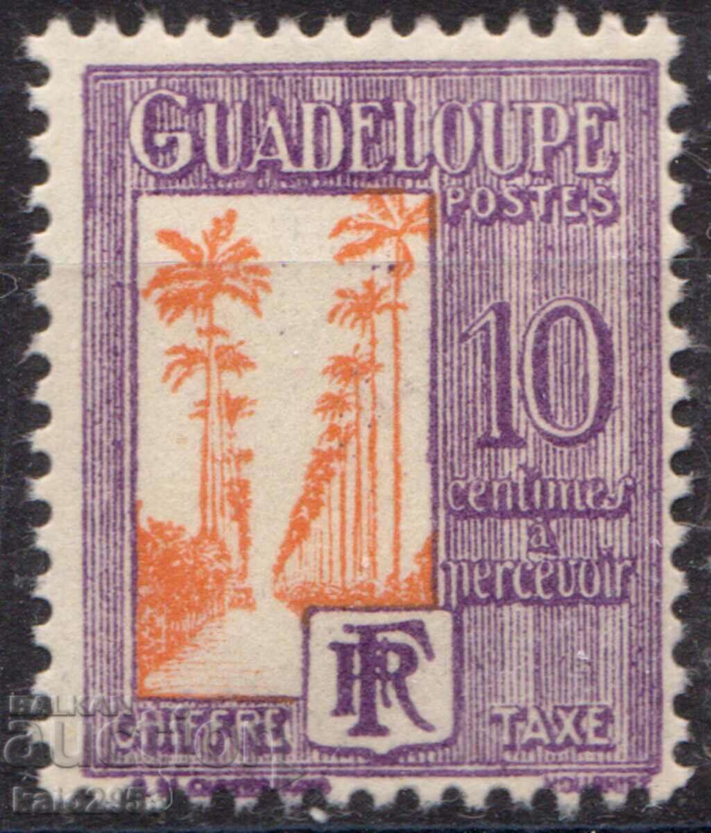 France/Guadeloupe-1928-For Surcharge-palm avenue,MLH