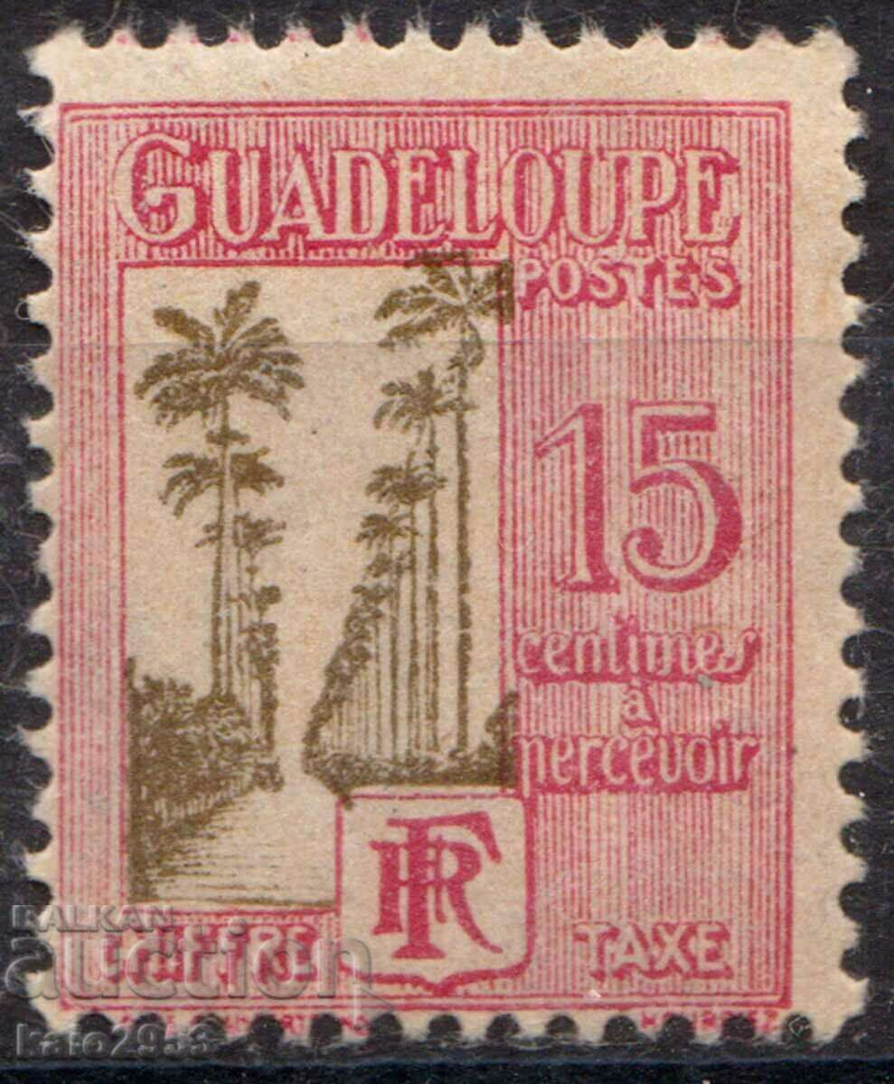 France/Guadeloupe-1928-For Surcharge-palm avenue,MLH