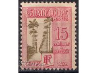 Франция/Guadeloupe-1928-За Доплащане-палмова алея,MLH