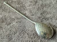 1882 Russian Empire Moscow silver 84 baptism spoon