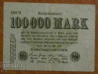 100.000 MARC 25.07.1923, GERMANIA