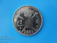 1 guilder 2001 Netherlands the last guilder before the euro