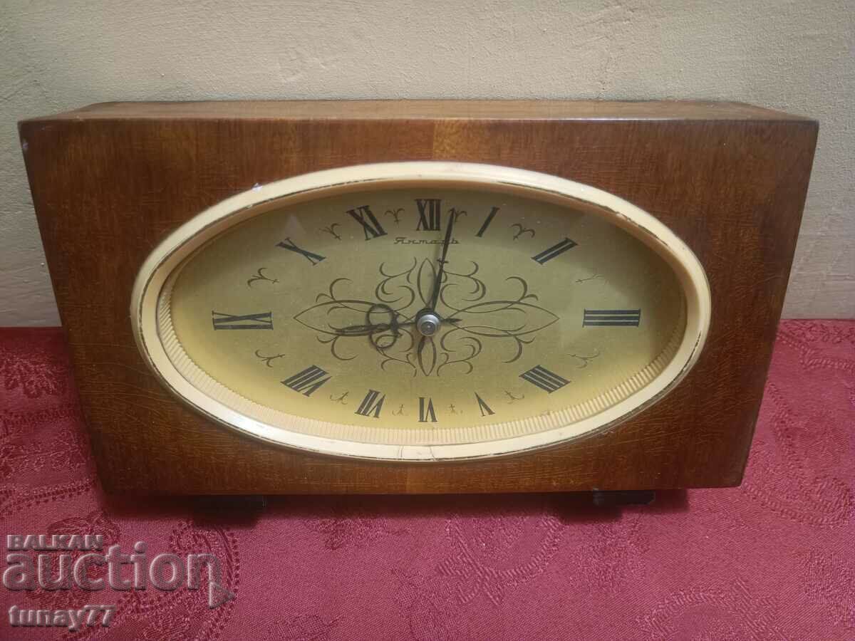 Old clock Yantar collection decor antique