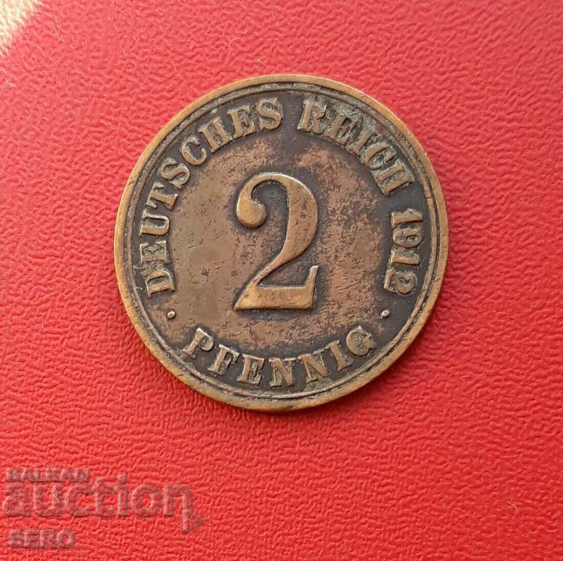 Germany-2 pfennig 1912 A-Berlin