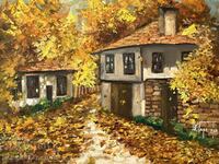 Denica Garelova oil canvas 50/40 "Golden touch"