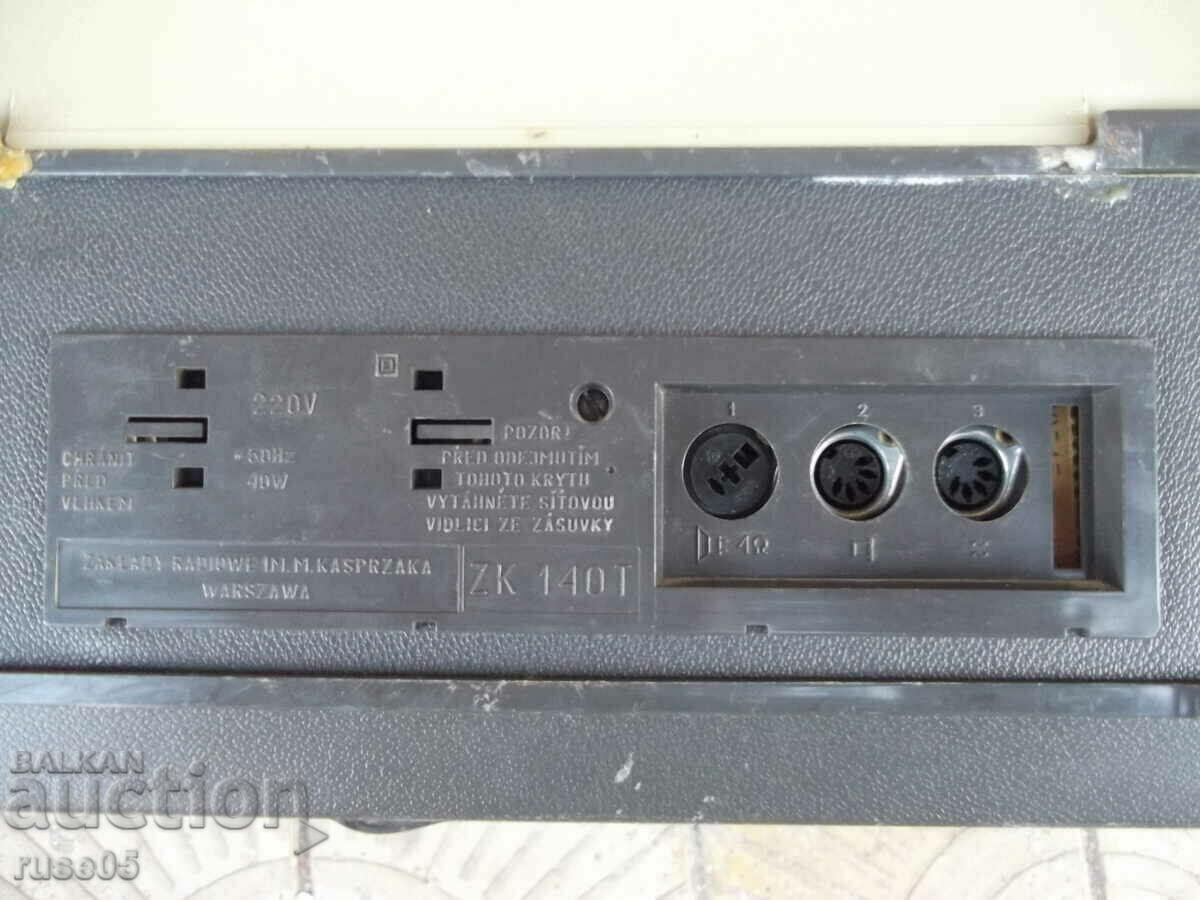 Tape recorder "UNITRA - ZK 140T" roll Polish from Sotsa - 5 Tape recorder "UNITRA - ZK 140T" roll Polish from Sotsa - 5