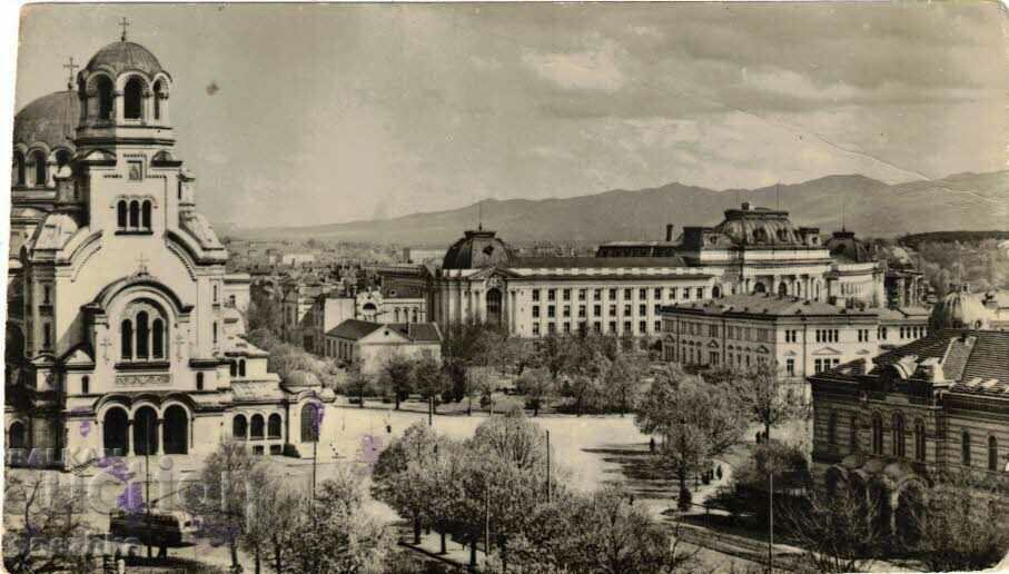 Card Sofia, central part 1961