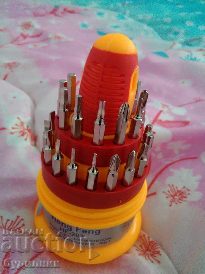 SCREWDRIVERS NEW 31 IN 1 SCREWDRIVER WITH 31 TIP NEW BZT