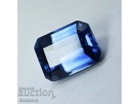 BZC! 10.10 ct natural tanzanite emerald cert.GGL from 1st!