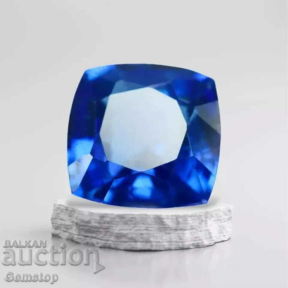 BZC! 5.90k natural sapphire cushion cert.GGL from 1st!