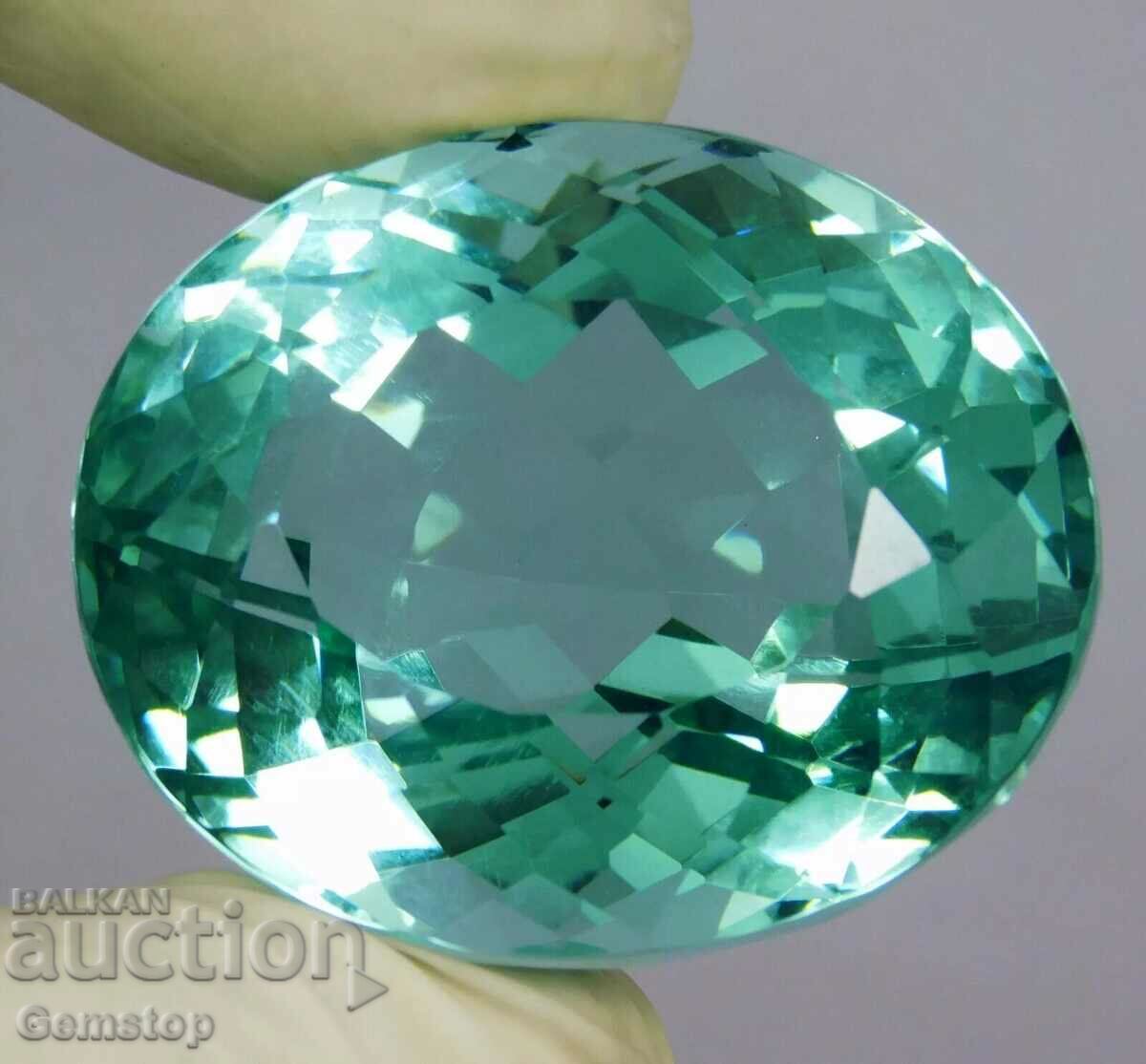 BZC! 67.70k natural aquamarine cert. VGTL of the 1st class!