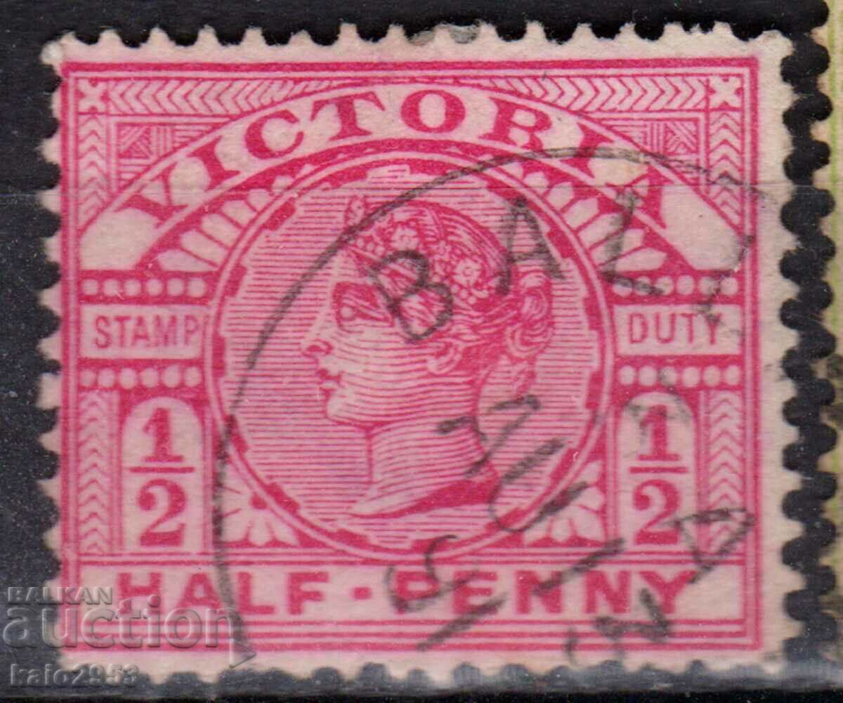 GB/Australia/Victoria-1886-QV-classic mark, stamp