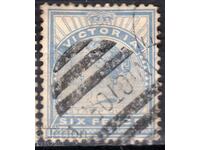 GB/Australia/Victoria-1886-QV-classic mark, stamp