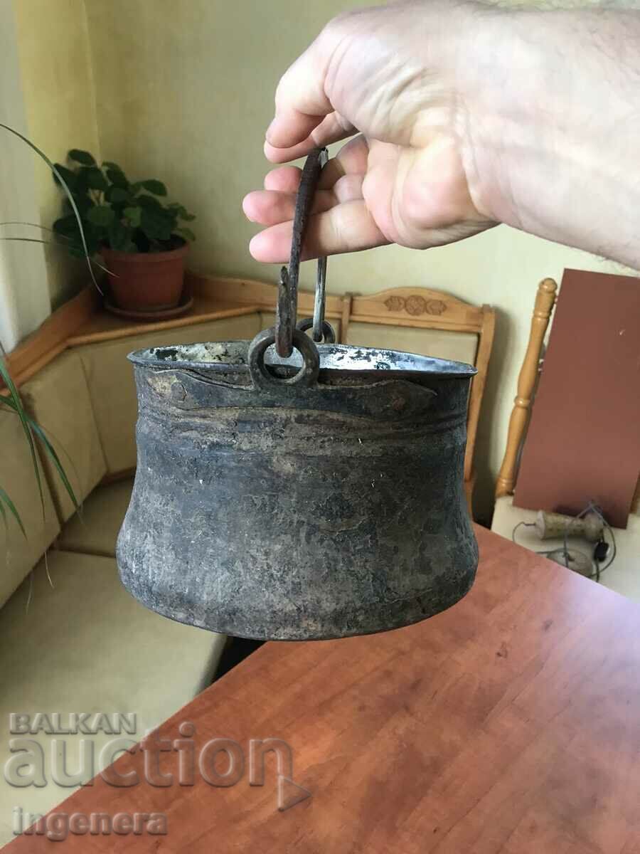 Delivery of COTTLE COTTLE MENCHE COPPER MED ANTIQUE VESSEL - 2.5 LITERS Delivery of COTTLE COTTLE MENCHE COPPER MED ANTIQUE VESSEL - 2.5 LITERS