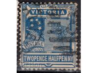 GB/Australia/Victoria-1901-QV-класическа марка,клеймо