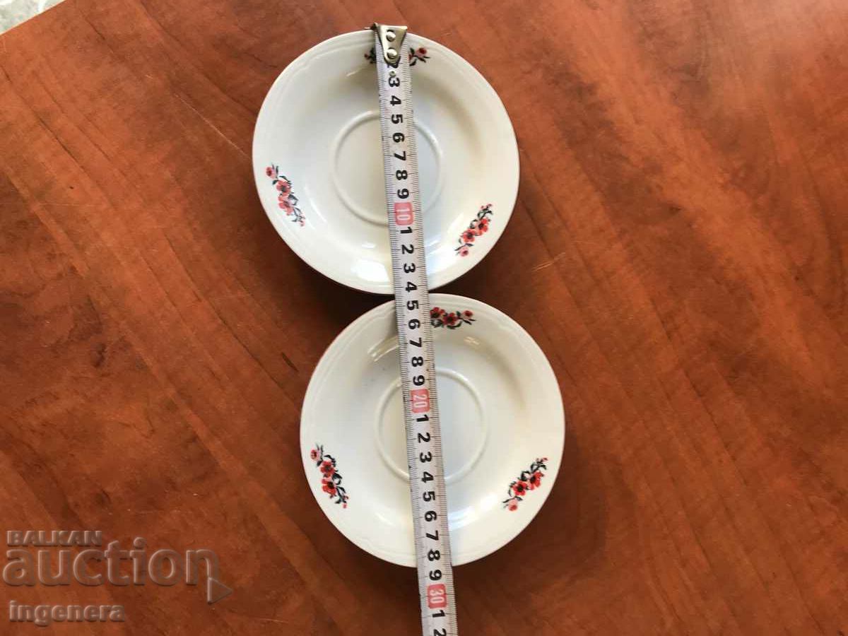 PORCELAIN PLATE PLATE PLATES - 2 PCS. with price 7.00 BGN | € 3.58 PORCELAIN PLATE PLATE PLATES - 2 PCS. with price 7.00 BGN | € 3.58