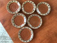 PLATE PLATES PLATE CERAMIC-6 PCS.