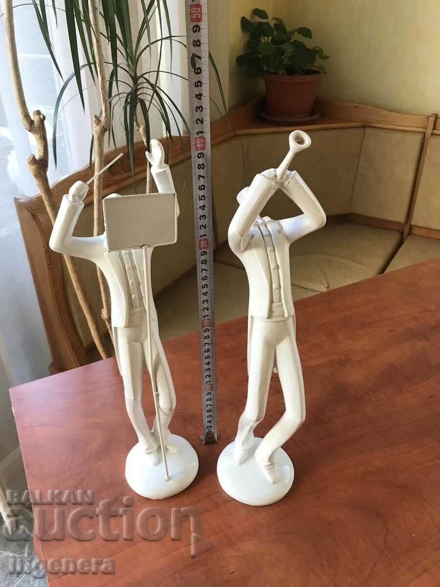 SCULPTURA FIGURA ARTĂ FRUMOASĂ GRĂ UNIC-2 BUC. cu preț 96.00 BGN | € 49.08