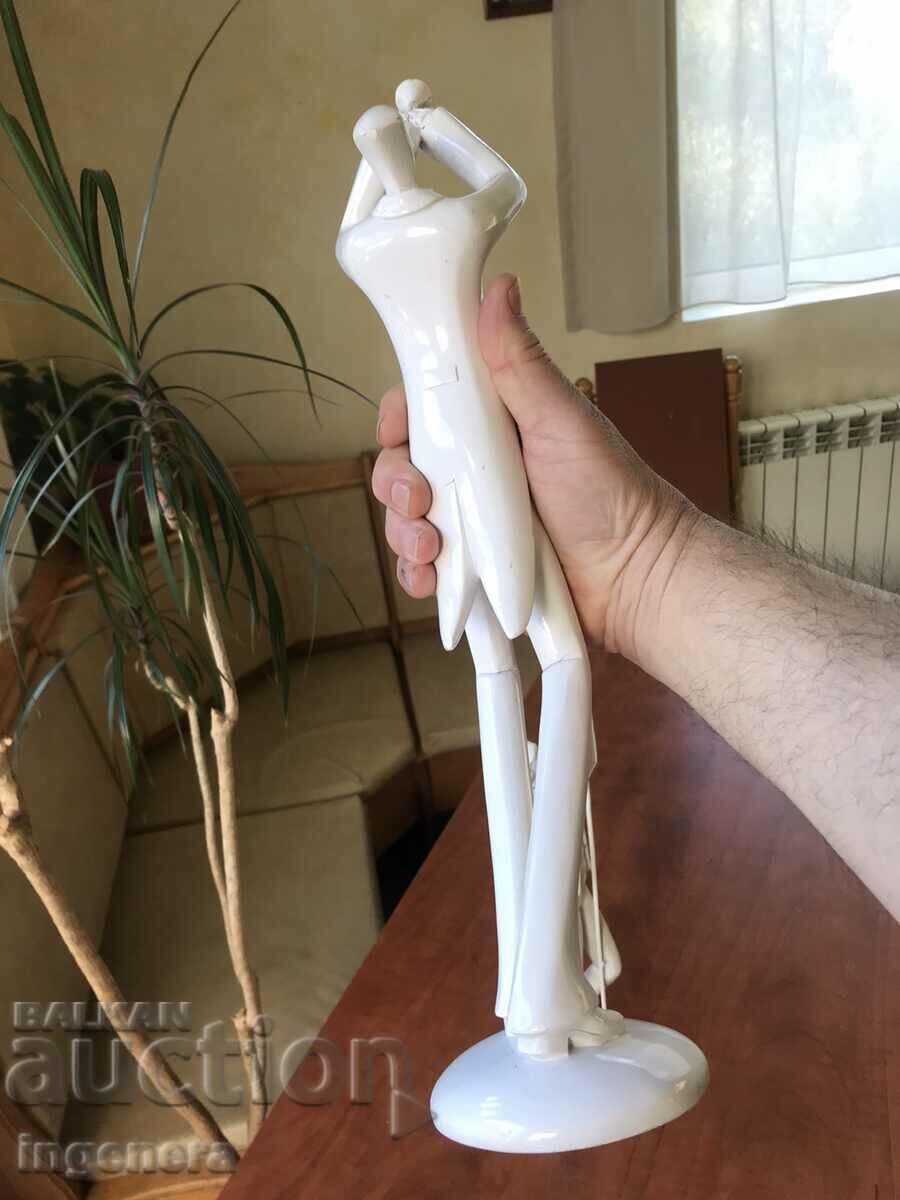 Livrarea SCULPTURA FIGURA ARTĂ FRUMOASĂ GRĂ UNIC-2 BUC.