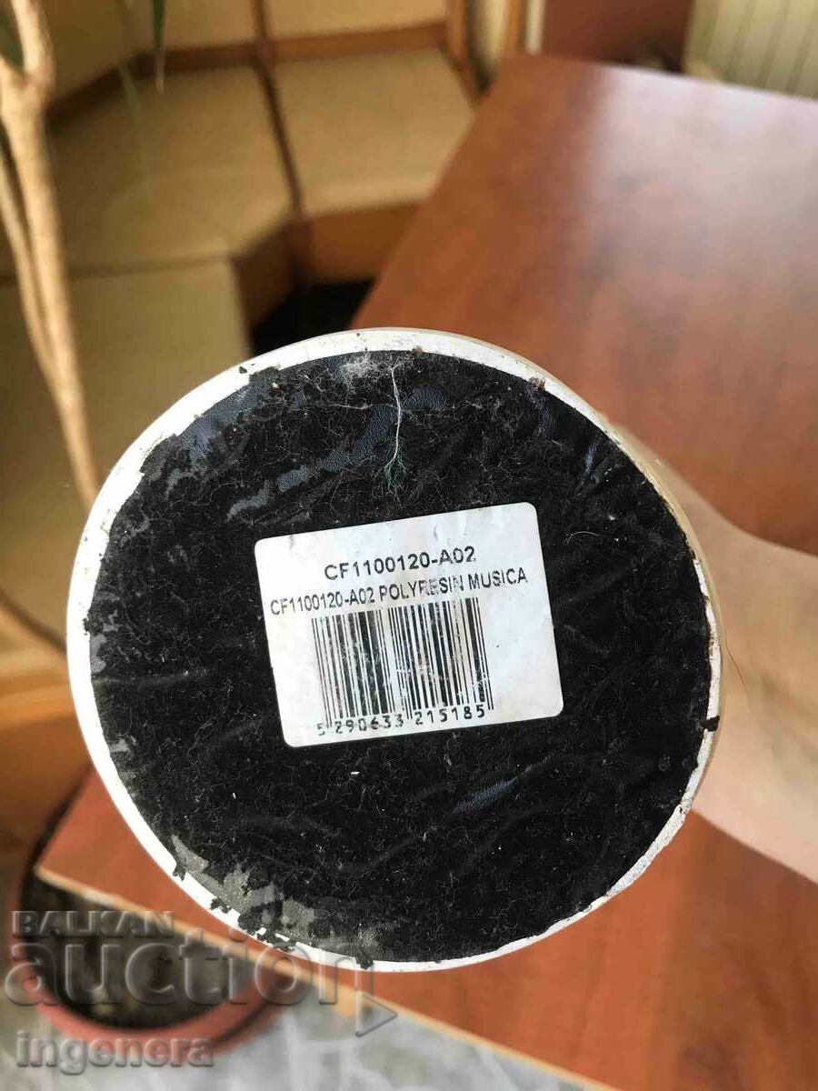 SCULPTURA FIGURA ARTĂ FRUMOASĂ GRĂ UNIC-2 BUC. - 7