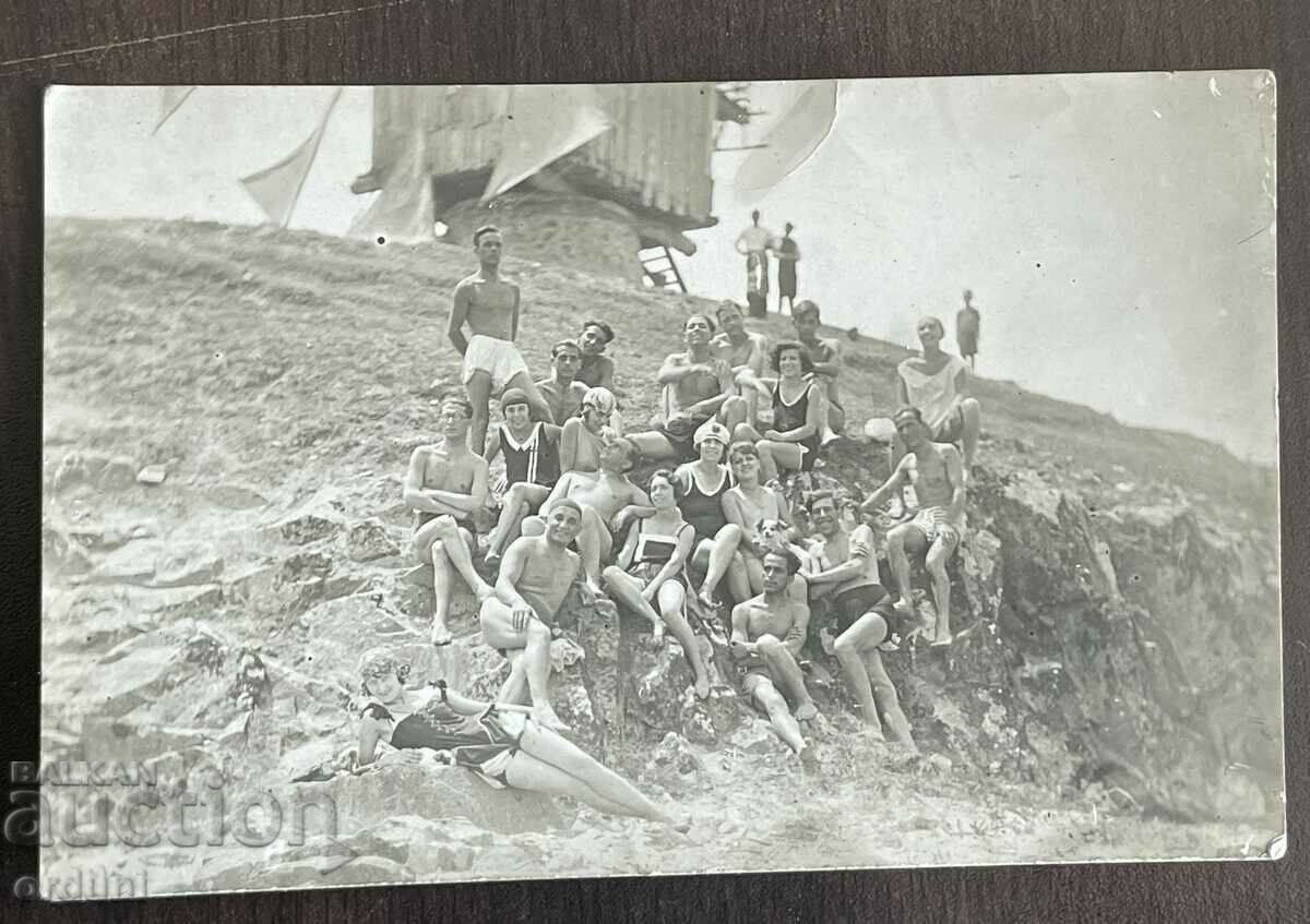 4629 Regatul Bulgariei Beachgoers Moara de vânt din Sozopol 1928