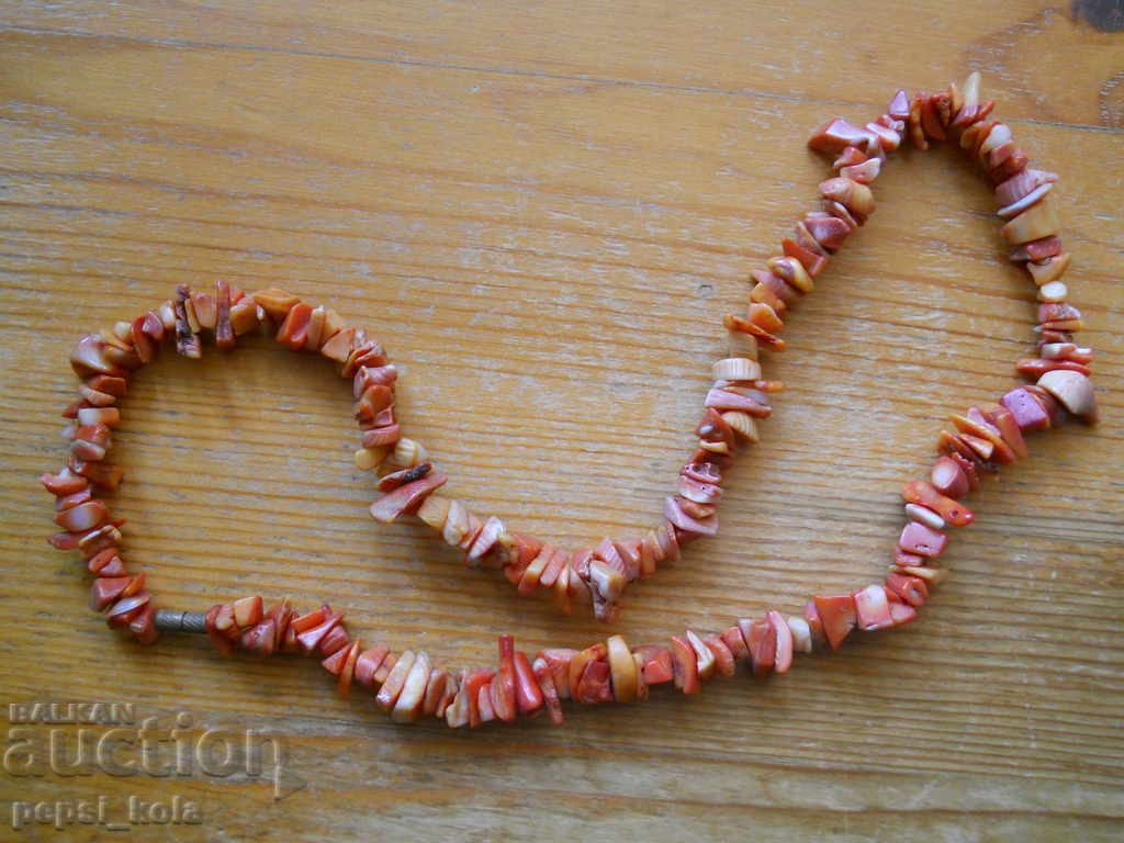 red coral necklace