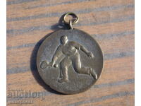 Bulgarian Lokomotiv sports club tennis medal 1952.