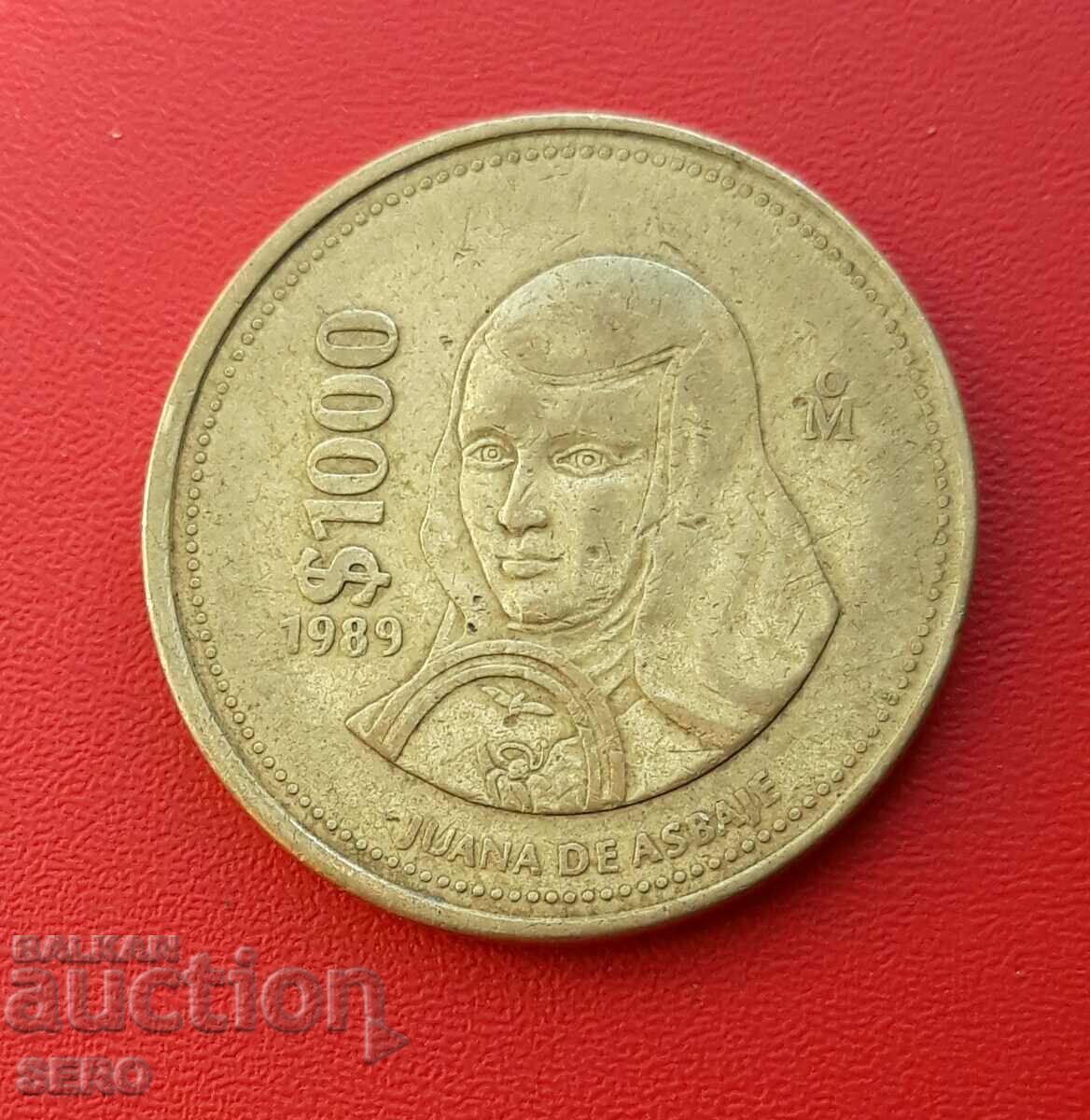 Mexico-1000 pesos 1989