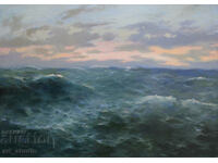 Sea view - oil paints