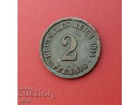 Germany-2 pfennig 1914 J-Hamburg