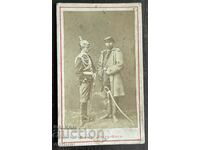 4653 Imperial Russia two Russian officers Russo-Turkish 1878. c