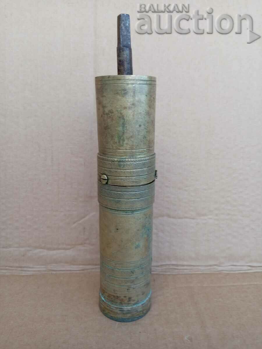 antique bronze coffee grinder mill markage