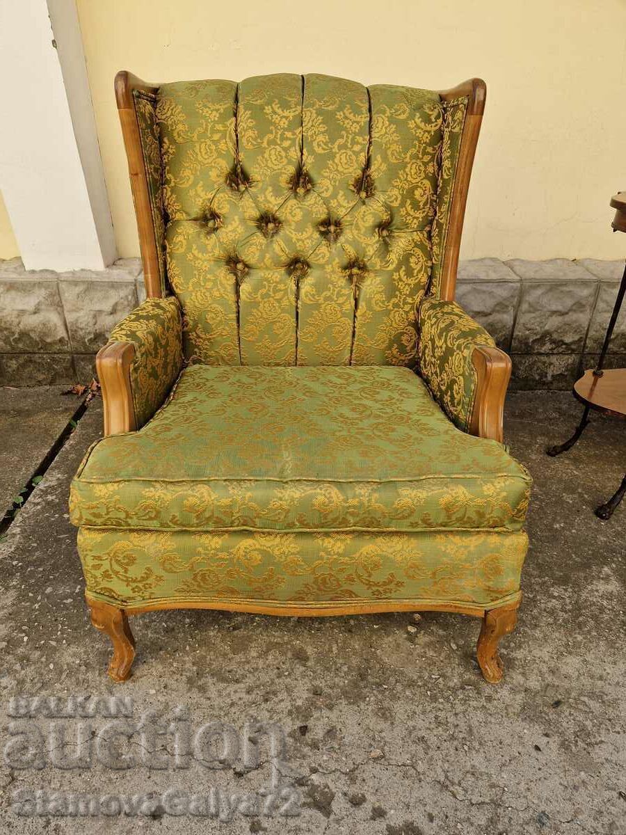 Auction Great antique Queen Anna armchair Auction Great antique Queen Anna armchair