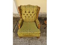 Great antique Queen Anna armchair