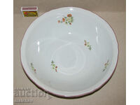 Old porcelain salad bowl 25cm 1960s Excellent wrist