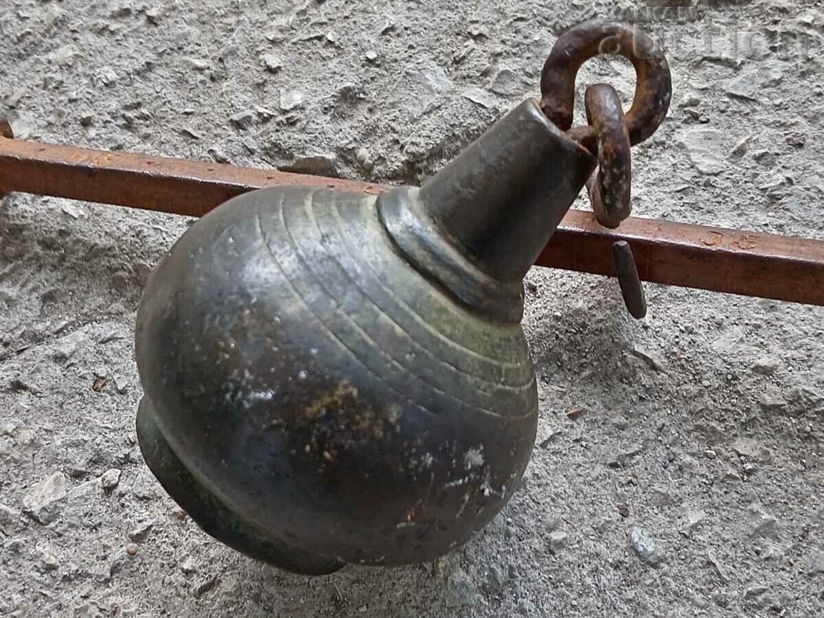 antique ottoman scale with mace scales in oki wrought iron - 5