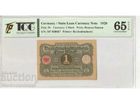 Germany 2 Mark 1920 Pick 58 TQG 65