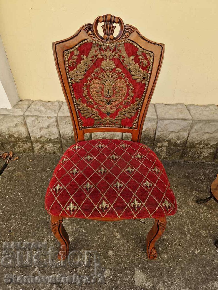 A superb antique solid Louis 15 chair