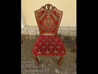 A superb antique solid Louis 15 chair