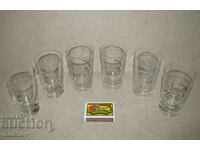 Set of 6 brandy glasses 8cm brandy glasses, excellent