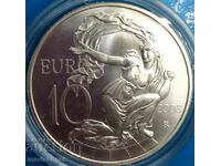 10 евро 2003 Италия "United Europe" UNC  сребро