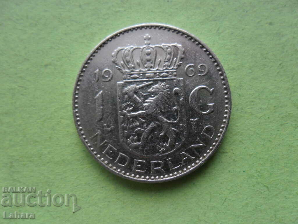 1 guilder 1969 Netherlands