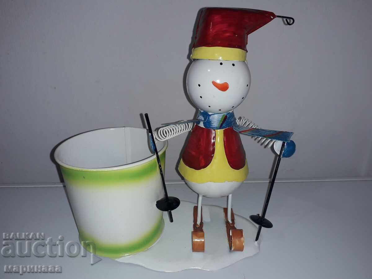 TIN CHRISTMAS FIGURE